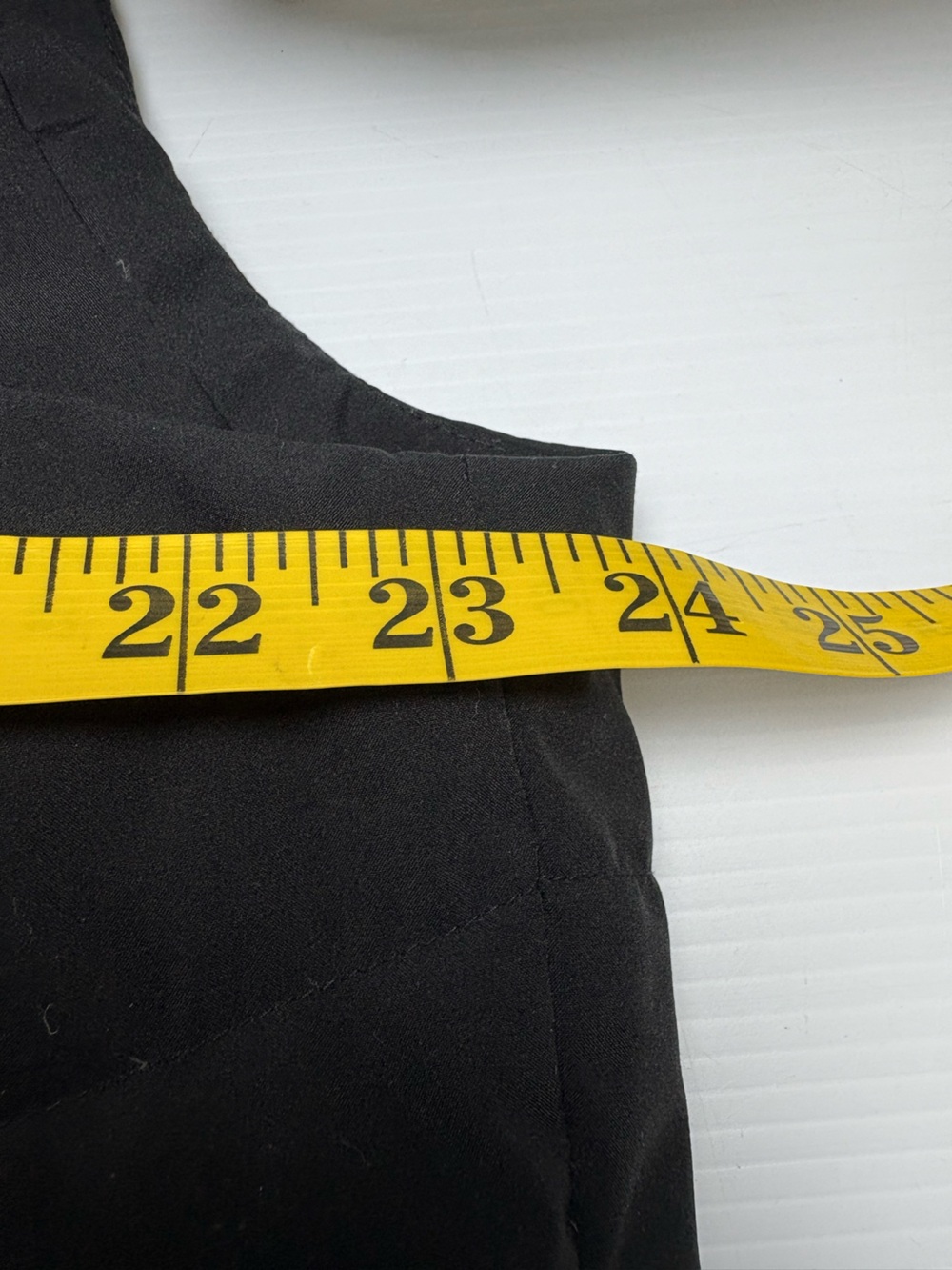 Lands' End Black Long Quilted Puffer Vest - Picture 7 of 8